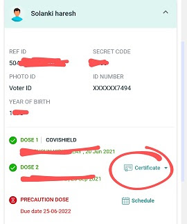 Covid Vaccine Certificate Download 3