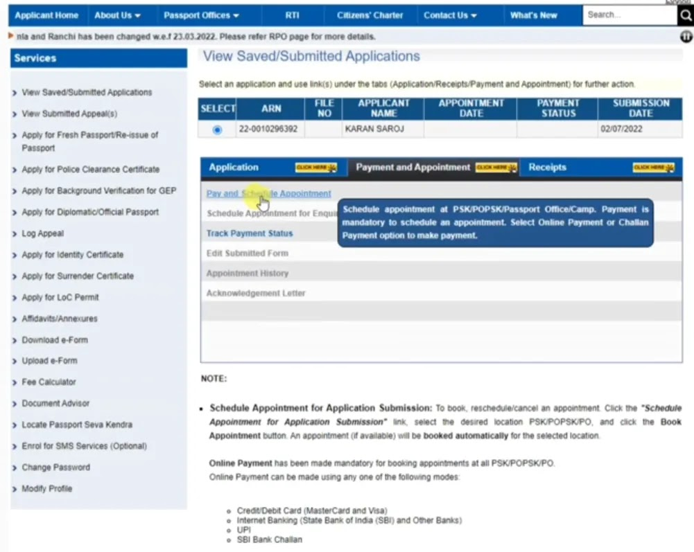Passport apply online 15